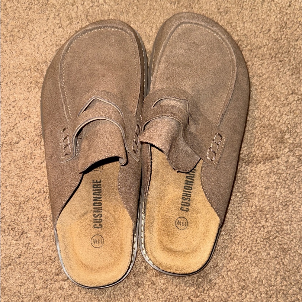 Cushionare Zola suede cork clog